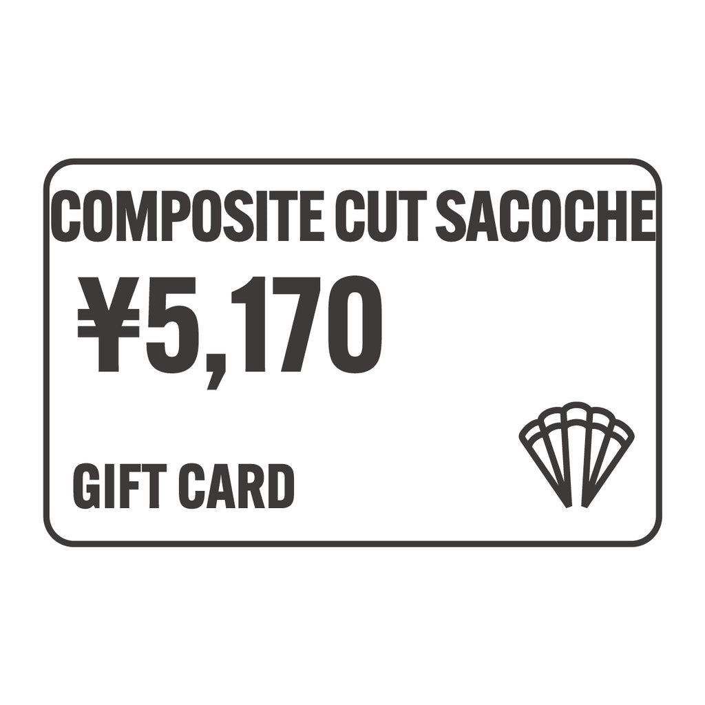 【GIFT CARD】COMPOSITE CUT SACOCHE