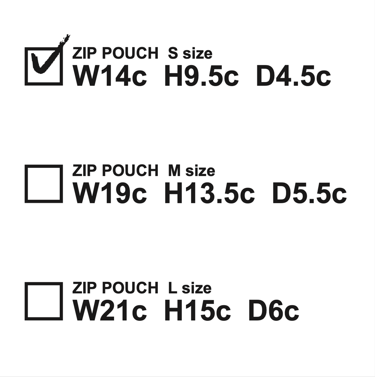 ZIP POUCH_S