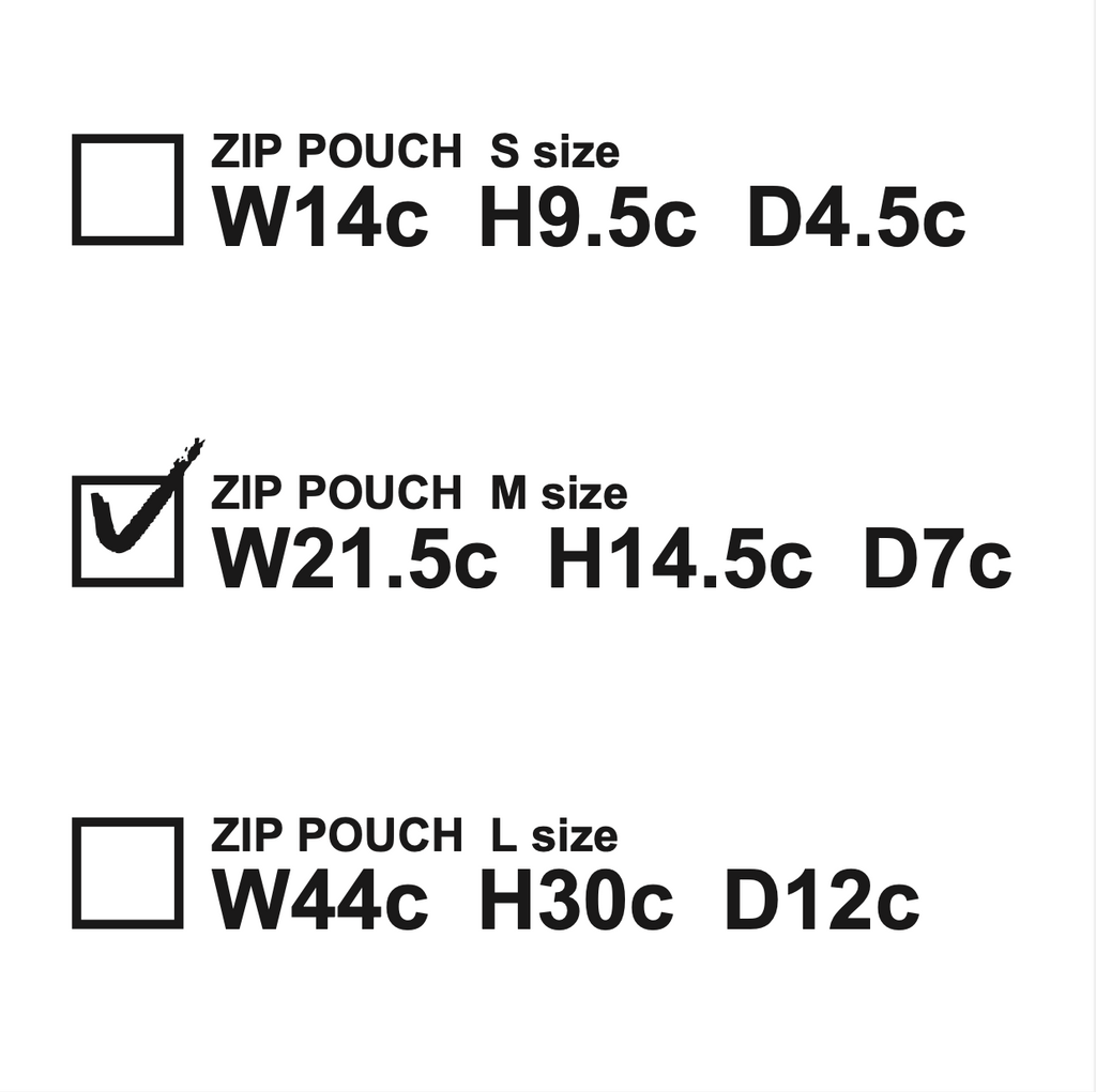 POCHETTE ZIPPÉE_M
